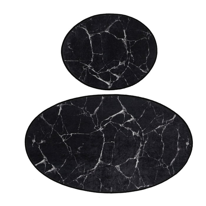 Mijölnir Juego de Alfombras de Baño Marble Djt Multicolor